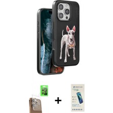 Marsilyan™- iPhone 16 Pro Max Kılıf Nova Form Koleksiyonu - Şeffaf Pasifik Cam Ekran Koruyucu + Çöl Titanyum Raze Metal Kamera Lens