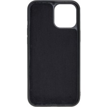 Gp Iguana Apple iPhone 12 Pro Max Uyumlu Deri Arka Kapak Rst1 Siyah