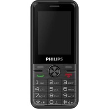 Philips E6500 2.4'' Qvga Tft Ekran 1700 Mah Bataryalı Plastik Kasa Tuşlu Cep Telefonu