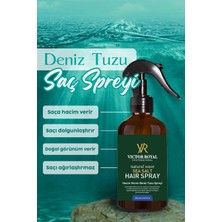 Victor Royal Hacim ve Dolgunluk Veren Deniz Tuzu Saç Spreyi 250 ml