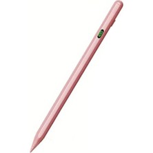 CoverZone Universal Dokunmatik Stylus Kalem LED Göstergeli Manyetik Gövdeli Type-C Şarjlı Hassas Uçlu Çizim ve Not Alma Kalemi Tüm Touchscreen Cihazlarla iPad ile Uyumlu | ZR61