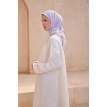 Belli Geometrik Desen Paulista Lila Eşarp 8