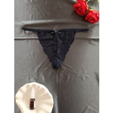 Zena Underwear Sandy Tanga Önü Dantel Detaylı Şık Kadın Iç Giyim Külot