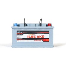 Ilke Akü 80 Ah 12V Düz Akü