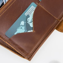 Gp Iguana Koala 6.5 Inch Uyumlu Deri Kartlıklı Kılıf G2 Kahve