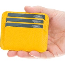 Gp Iguana Pedro Slim Deri Kartlık FL12 Sarı