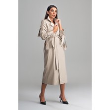 SahraAfra Nora Trençkot Kadın Oversize