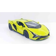 Dianomi Rmz 1 36 Ölçek Lamborghini Sian FKP37 13 cm Küçük Boy Metal Modeldir