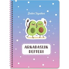 Keskin Color Keskin 16*23 Spiralli Sert Karton Kapak Arkadaşlık Defteri - No:01