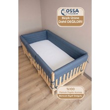 Yasetex Tasarım 80X130 Montessori ve Beşik Için Kenar Koruma Seti Buble Full  -Tam Koruma - Ossa Tasarım