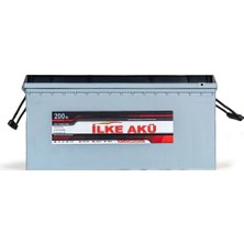 Ilke Akü 200 Ah 12V Ağır Vasıta Aküsü – Yüksek Güçlü Marş