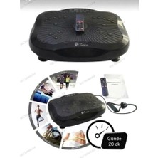 Sge Teknoloji Siyah Yüksek Titreşimli Programlı Kumandalı Egzersiz ve Kondisyon Aleti Şekillendirme Sıkılaşma Tüm Vücut Egzersiz Aleti