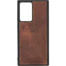 Gp Iguana Samsung Galaxy Note 20 Ultra Uyumlu Deri Cüzdanlı Kılıf G2 Kahve