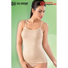 Gd Goldoremi Premium Kadın Büyük Beden Nefes Alabilen Hafif Ince Bambu Kumaş Ip Askılı Atlet
