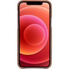 Gp Iguana Apple iPhone 12 Pro Uyumlu Deri Arka Kapak F360 G2 Antik Kahve