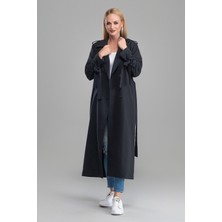 SahraAfra Nora Trençkot Kadın Oversize