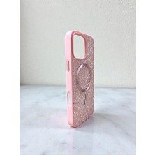 Mus10 IPHONE 15 Pro Max Cüzdanlı Magsafe Özellikli Parlak Taş Tasarımlı Kılıf