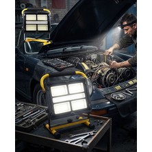 Aksiyon Global 400 LED Süper Parlak Kamp Lambası Solar Şarjlı USB Çıkışlı Çok Amaçlı Aydınlatma - Lisinya