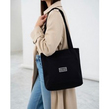 Addy Essential Black Tote Siyah Omuz Çantası