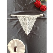Zena Underwear Sandy Tanga Önü Dantel Detaylı Şık Kadın Iç Giyim Külot