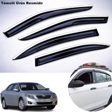 Caraks Toyota Corolla Mügen Cam Rüzgarlığı Abs Krom Nikelajlı Cam Rüzgarlığı 2007-2012 Arası 4 Lü Set