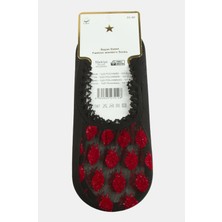 LTG Nova Çilek Dantel Babet Çorap