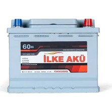 Ilke Akü 60 Ah 12V Düz Akü