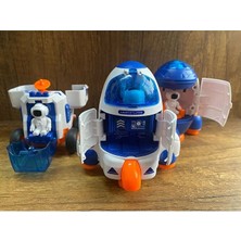 Scntoys Uzay Istasyon Oyuncağı 3 Lü Set Oyuncak Roket Uzay Mekiği Uzay Aracı Ay Taşıtı Astronot