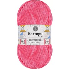 Herşey Trend Herşeytrend 1 Adet Yumurcak Kadife El Örgü Ipi Pembe K798