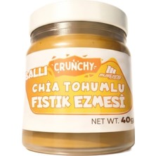 Mustang Nutrition Ballı Chia Tohumlu Fıstık Ezmesi 40 gr