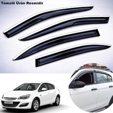 Caraks Opel Astra J Mügen Cam Rüzgarlığı ( Abs Krom Nikelajlı ) Cam Rüzgarlığı Hb 2009-2017 Arası 4 Lü Set