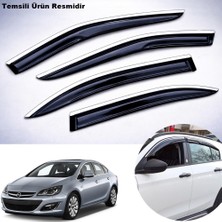 Caraks Opel Astra J Mügen Cam Rüzgarlığı (Abs Krom Nikelajlı) Cam Rüzgarlığı Sedan 2012-2021 Arası 4 Lü Set