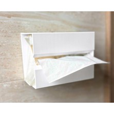 Se-Promo Duvara Asılan Peçetelik | Banyo Organizer | Yapışkanlı Kağıt Havlu Tutucu | Minimal Modern Tasarım