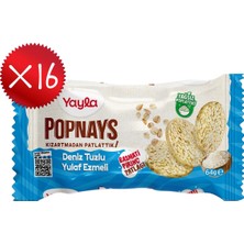 Yayla Popnays Deniz Tuzlu Yulaf Ezmeli Basmati Pirinç Patlağı 64 G X16