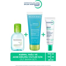 Bioderma Sebium Karma, Yağlı ve Akneye Eğilimli Ciltler  Cilt Bakım Seti