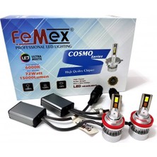 Femex Bmw 3 Serisi E90 2005-2008 Sis Far LED Ampul H8 Cosmo Mini