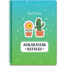 Keskin Color Keskin 16*23 Spiralli Sert Karton Kapak Arkadaşlık Defteri - No:02