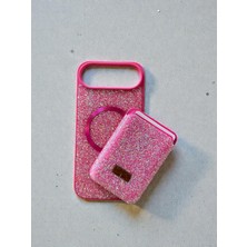 Mus10 IPHONE 17 Air Cüzdanlı Magsafe Özellikli Parlak Taş Tasarımlı Kılıf