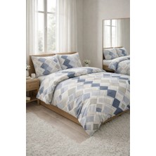 MUK's Beauty Tools Çift Kişilik Nevresim Takımı 4 Parça 200X220 Nevresim 160X200 Çarşaf 2 Yastık Kılıf 50X70 %100 Pamuk