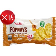 Yayla Popnays Bal ve Hardal Çeşnili Mısır ve Pirinç Patlağı 68 G X16
