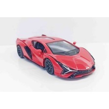 Dianomi Rmz 1 36 Ölçek Lamborghini Sian FKP37 Red 13 cm Küçük Boy Metal Modeldir