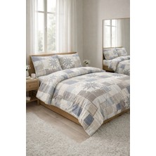 MUK's Beauty Tools Çift Kişilik Nevresim Takımı 4 Parça 200X220 Nevresim 160X200 Çarşaf 2 Yastık Kılıf 50X70 %100 Pamuk