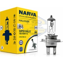 Narva H4 Halojen Ampul 12V 100W/90W P43T (1 Adet)