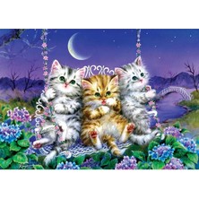 Farbu Oyuncak Ayışığında Sallanan Kedicikler 500 Parça Puzzle 5086