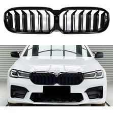 Gkl Bmw Ön Panjur Böbrek Parlak Siyah Çift Çıtalı //m5 Kasa Set Bmw G30+LCİ  F90 2021-- 51138080591