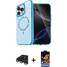 Marsilyan™- iPhone 15 Pro Max Kılıf Kıvılcım Form Prime - Siyah Buffer Hayalet Cam Ekran Koruyucu + Titanyum Gri Raze Metal Kamera Lens