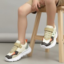Ispartalılar 2026-99 Ortopedik Taban Çocuk Spor Ayakkabı Unisex Cırtlı Çocuk Spor Ayakkabı