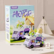 Lele Brother Motor Home Karavan Büfe Blok Seti – 420 Parça |  Mini Yapı Oyuncağı - 3D Puzzle
