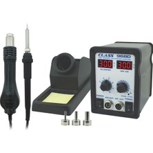 Yihua Class 968D Çift LED Ekran Sıcak Hava ve Havya Istasyonu | Profesyonel Rework Station