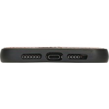 Gp Iguana Apple iPhone 12 Pro Max Uyumlu Deri Arka Kapak RST2EF Taba